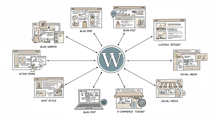 wordpresのイメージイラスト